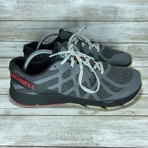 Merrell Mens Bare Access Flex 2 Barefoot J48873 Gray Low Top Running Shoes Sz 10